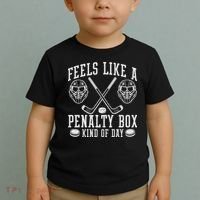 Feels Like A Penalty Box Kind Of Day Toddler T-Shirt thumb 2