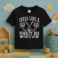 Feels Like A Penalty Box Kind Of Day Toddler T-Shirt thumb 3
