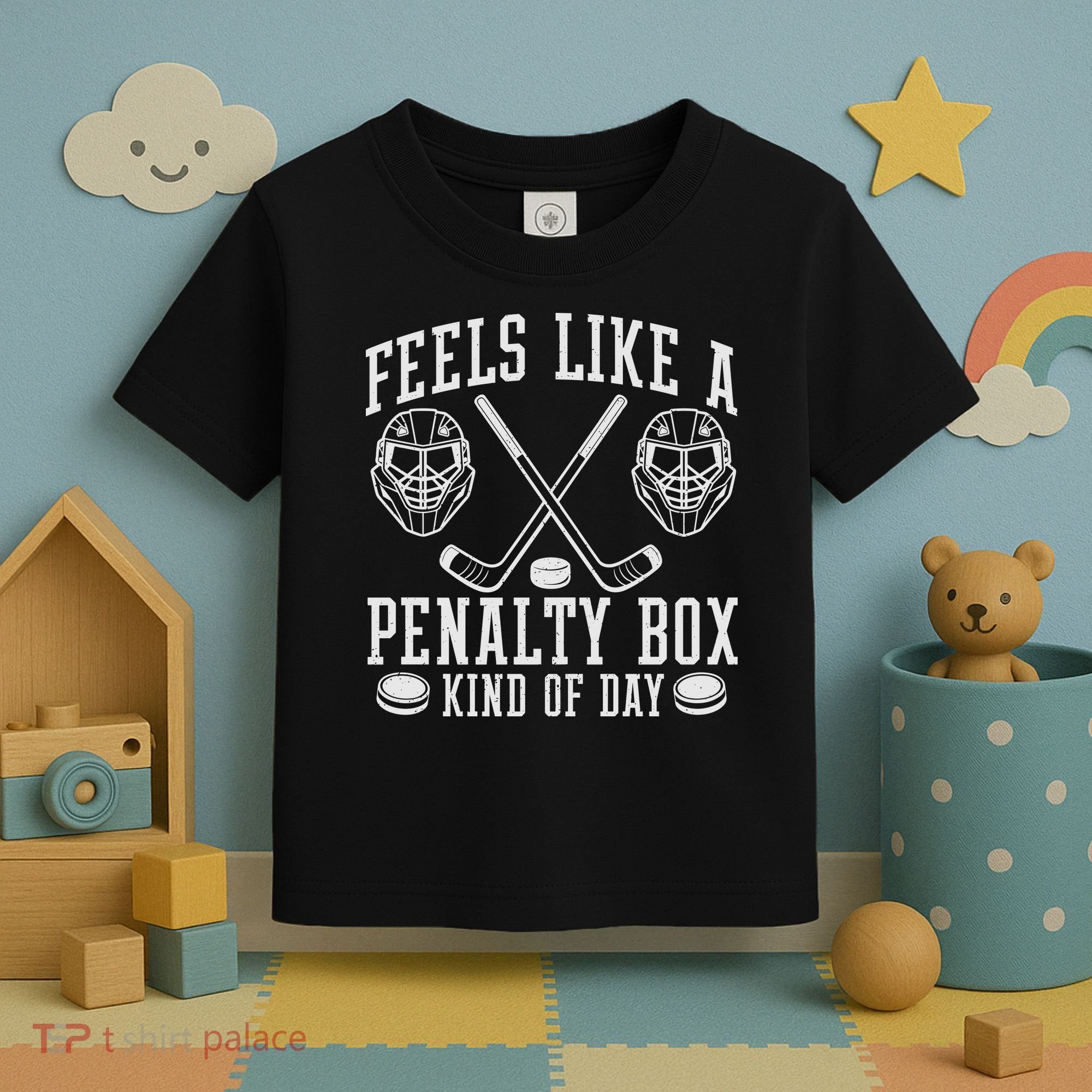 Feels Like A Penalty Box Kind Of Day Toddler T-Shirt