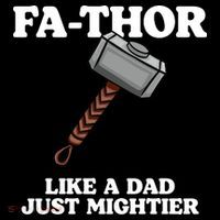 Fa-Thor Like A Dad Just Mightier Sweatshirt thumb 3