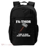 Fa-Thor Like A Dad Just Mightier Backpack thumb 0