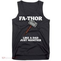 Fa-Thor Like A Dad Just Mightier Tank Top thumb 0