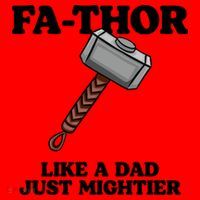 Fa-Thor Like A Dad Just Mightier Santa Hat thumb 1