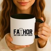 Fathor Like A Dad Just Way Cooler Father's Day Coffee Mug thumb 3