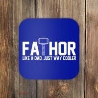 Fathor Like A Dad Just Way Cooler Father's Day Coaster thumb 0