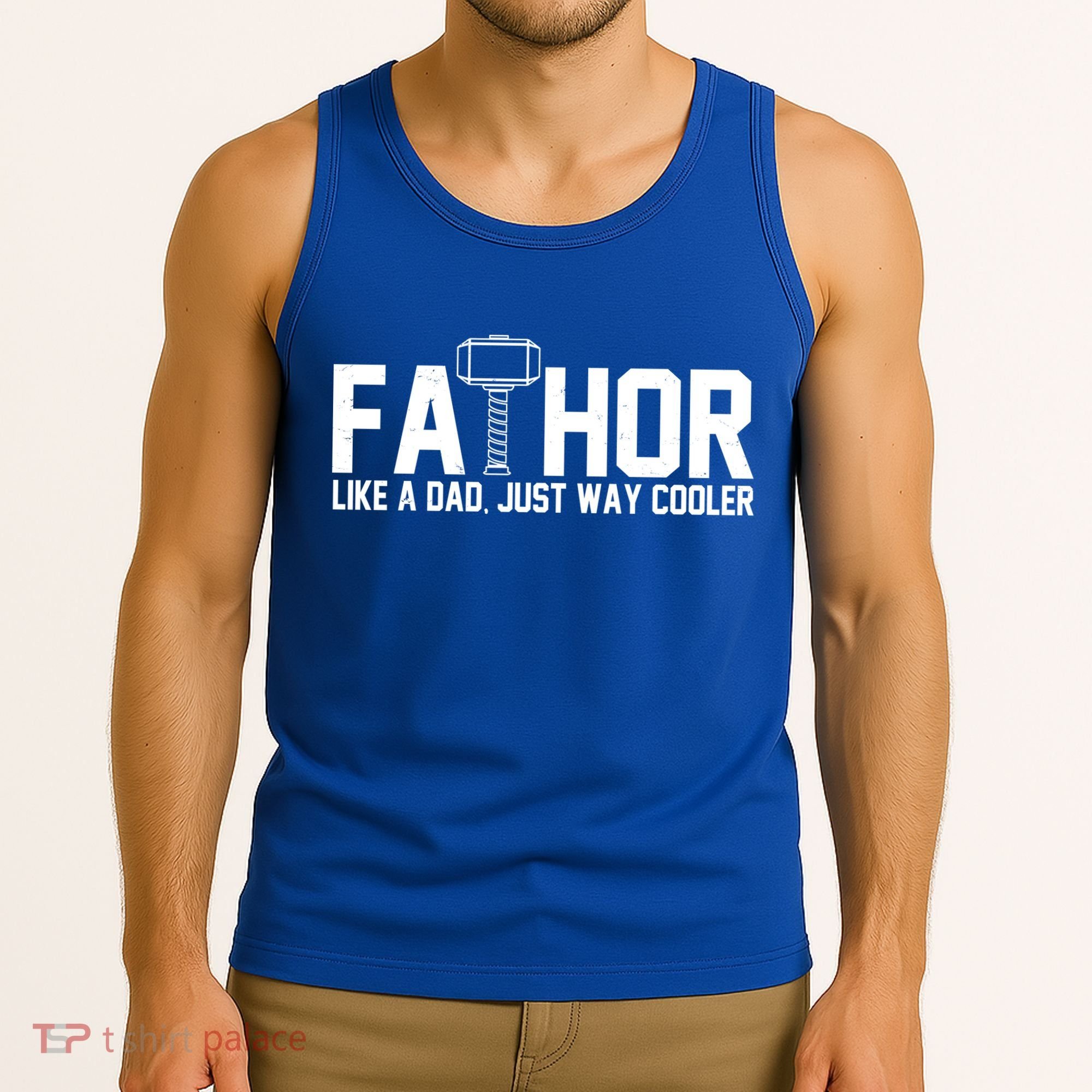 Fathor Like A Dad Just Way Cooler Father's Day Tank Top