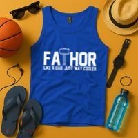 Fathor Like A Dad Just Way Cooler Father's Day Tank Top thumb 4