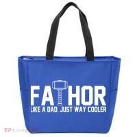 Fathor Like A Dad Just Way Cooler Father's Day Tote Bag thumb 0