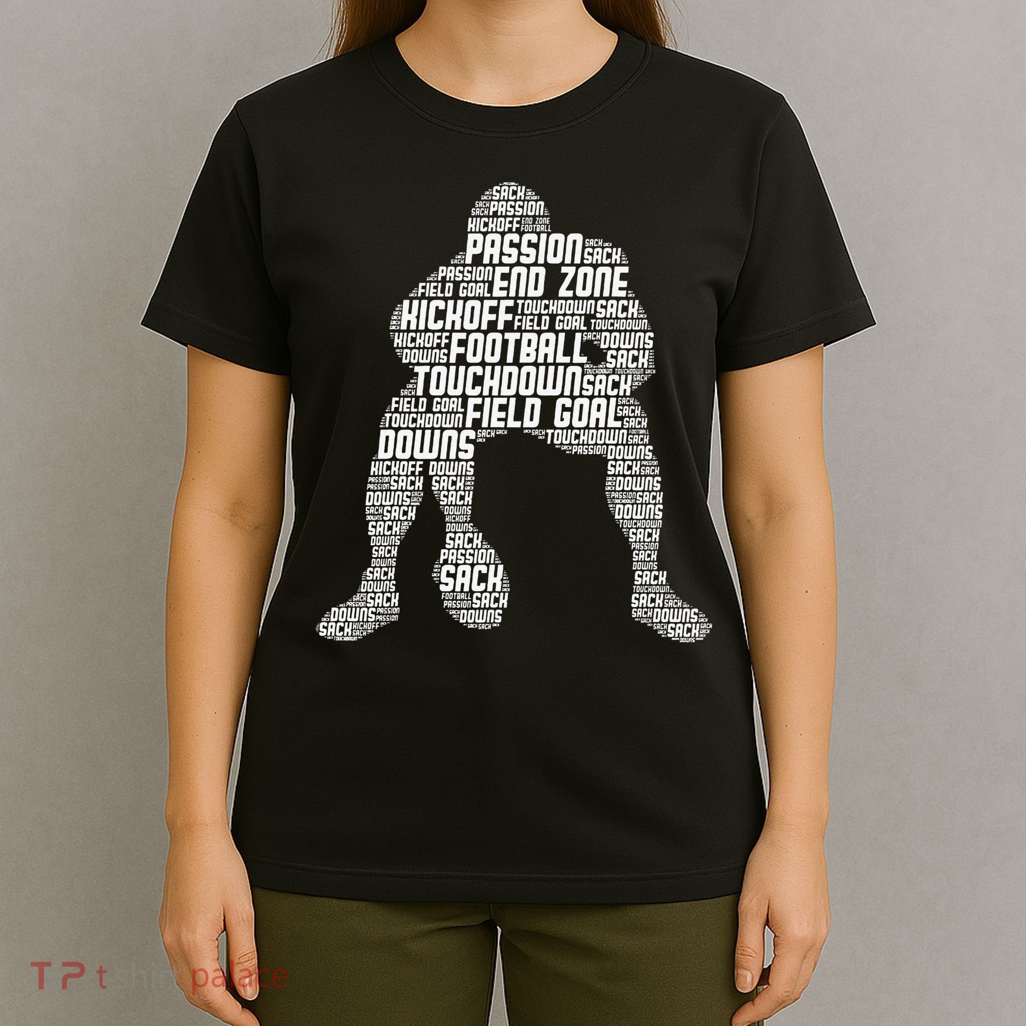 Football Lineman American Football T-Shirt