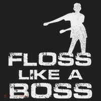 Floss Like A Boss Funny Dance Distress Women's Sweatshirt thumb 2