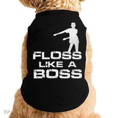 Floss Like A Boss Funny Dance Distress Doggie Tank