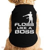 Floss Like A Boss Funny Dance Distress Doggie Tank thumb 0