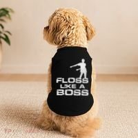 Floss Like A Boss Funny Dance Distress Doggie Tank thumb 2