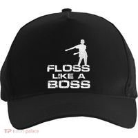 Floss Like A Boss Funny Dance Distress Five-Panel Snapback Cap thumb 0