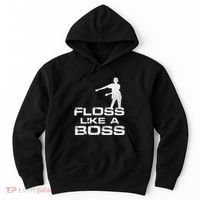 Floss Like A Boss Funny Dance Distress Hoodie thumb 0