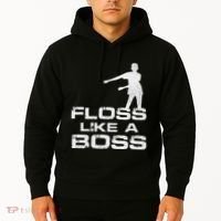 Floss Like A Boss Funny Dance Distress Hoodie thumb 2