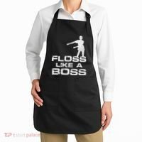 Floss Like A Boss Funny Dance Distress Apron thumb 2