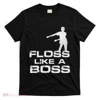 Floss Like A Boss Funny Dance Distress T-Shirt thumb 0
