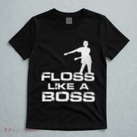 Floss Like A Boss Funny Dance Distress T-Shirt thumb 5