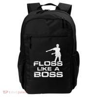 Floss Like A Boss Funny Dance Distress Backpack thumb 0