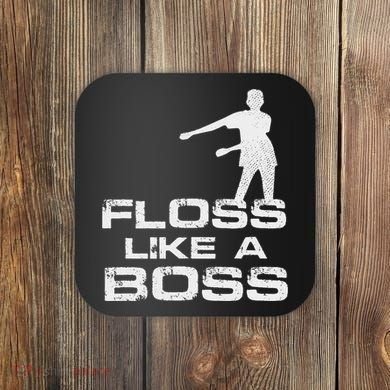 Floss Like A Boss Funny Dance Distress Coaster