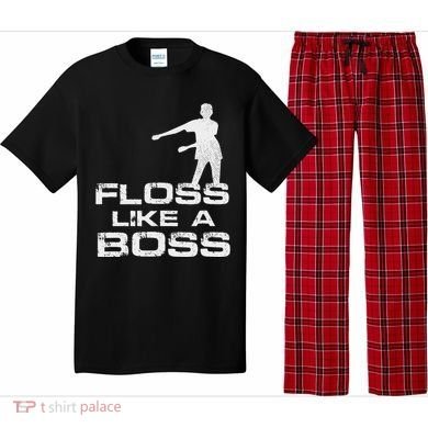 Floss Like A Boss Funny Dance Distress Pajama Set