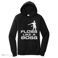 Floss Like A Boss Funny Dance Distress Women's Hoodie thumb 0