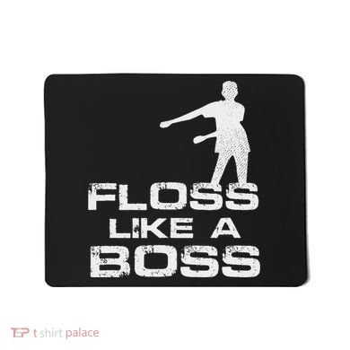 Floss Like A Boss Funny Dance Distress Mousepad