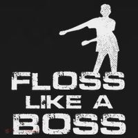 Floss Like A Boss Funny Dance Distress Toddler Hoodie thumb 2