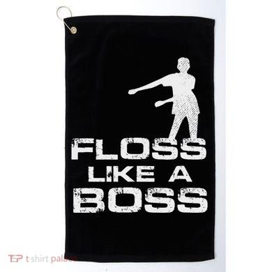 Floss Like A Boss Funny Dance Distress Golf Towel