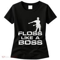 Floss Like A Boss Funny Dance Distress Women's T-Shirt thumb 0
