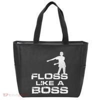 Floss Like A Boss Funny Dance Distress Tote Bag thumb 0