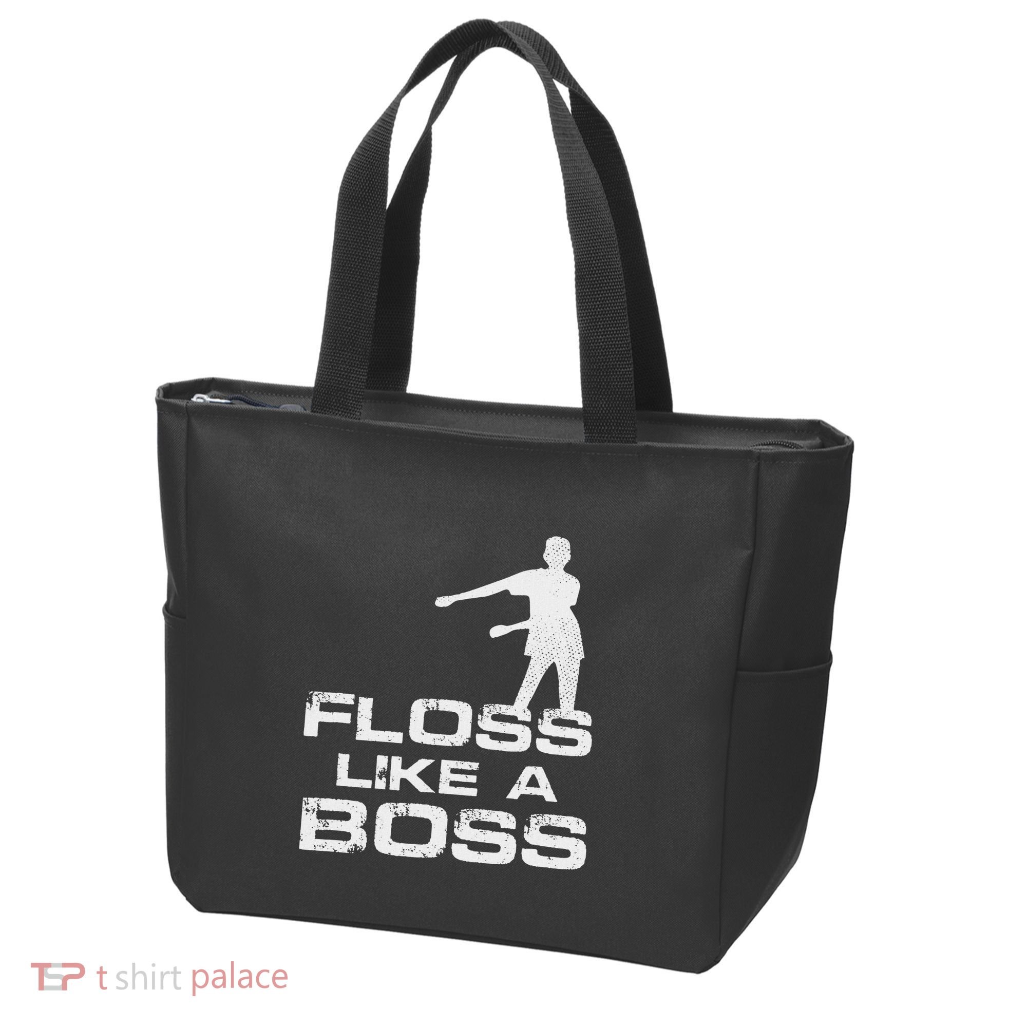Floss Like A Boss Funny Dance Distress Tote Bag