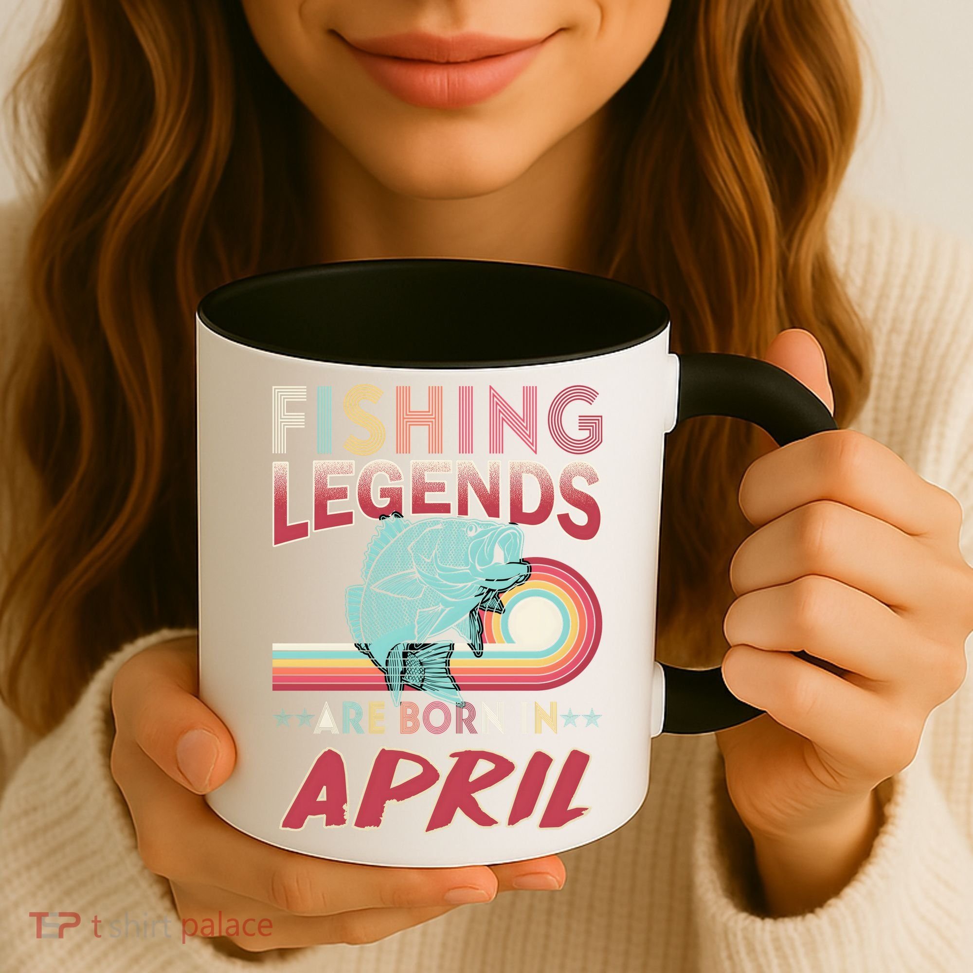 Fishing Legends Are Born In April Coffee Mug