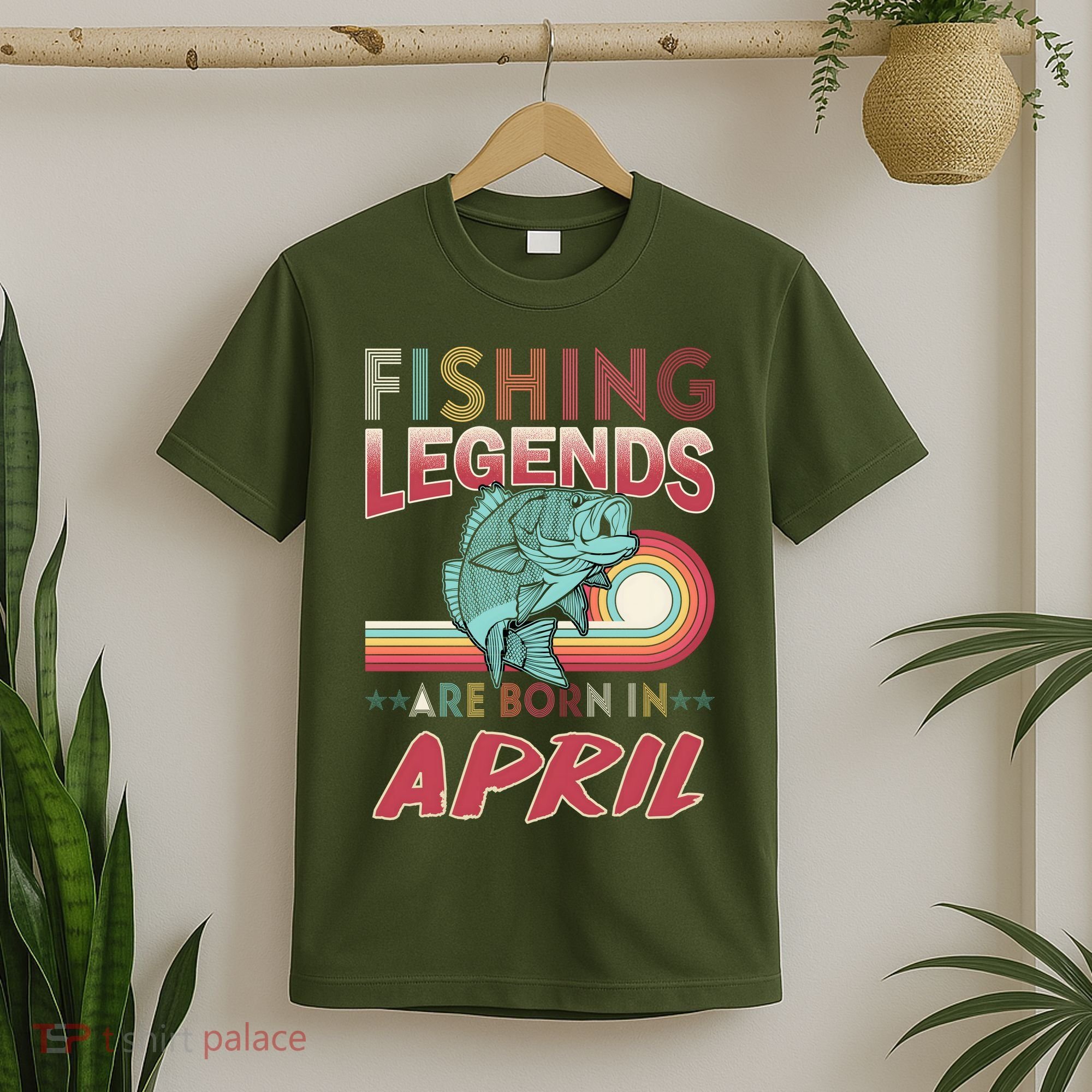 Fishing Legends Are Born In April T-Shirt