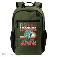Fishing Legends Are Born In April Backpack thumb 0