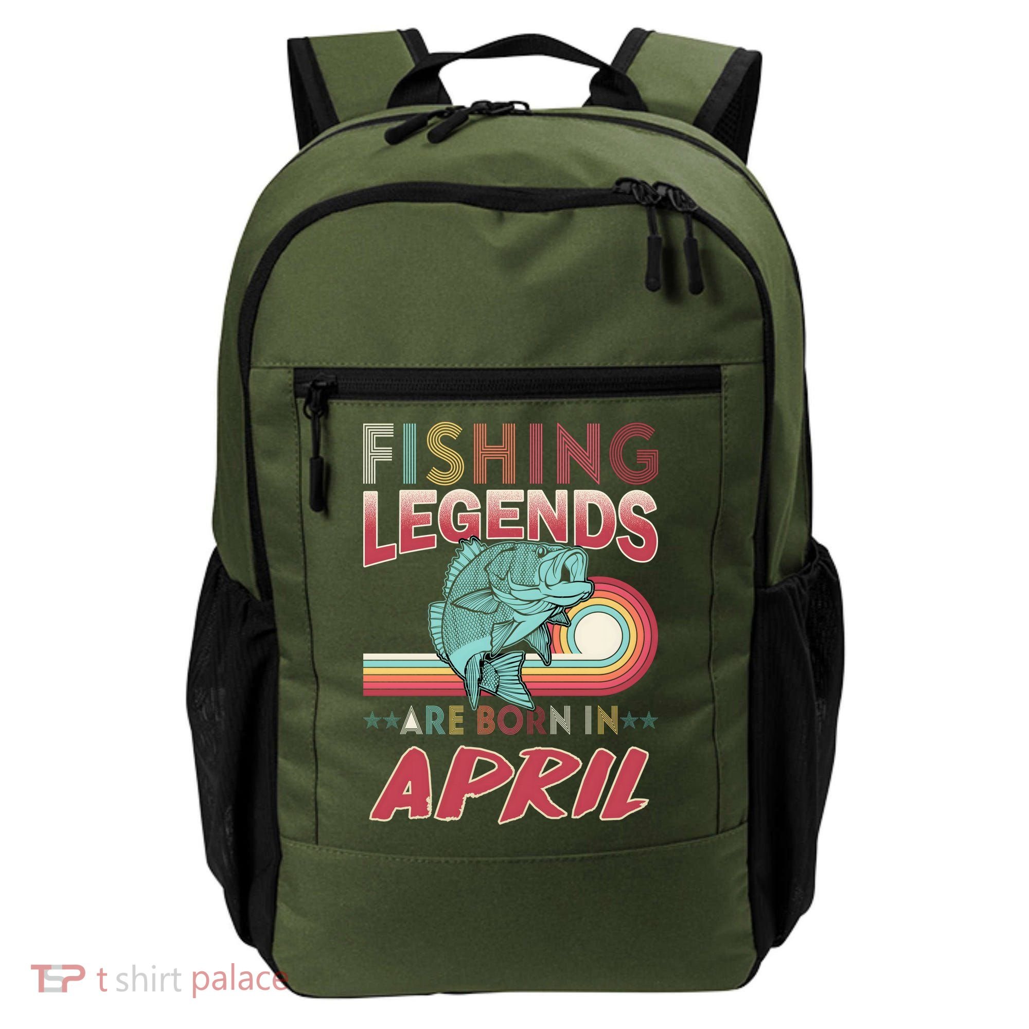 Fishing Legends Are Born In April Backpack