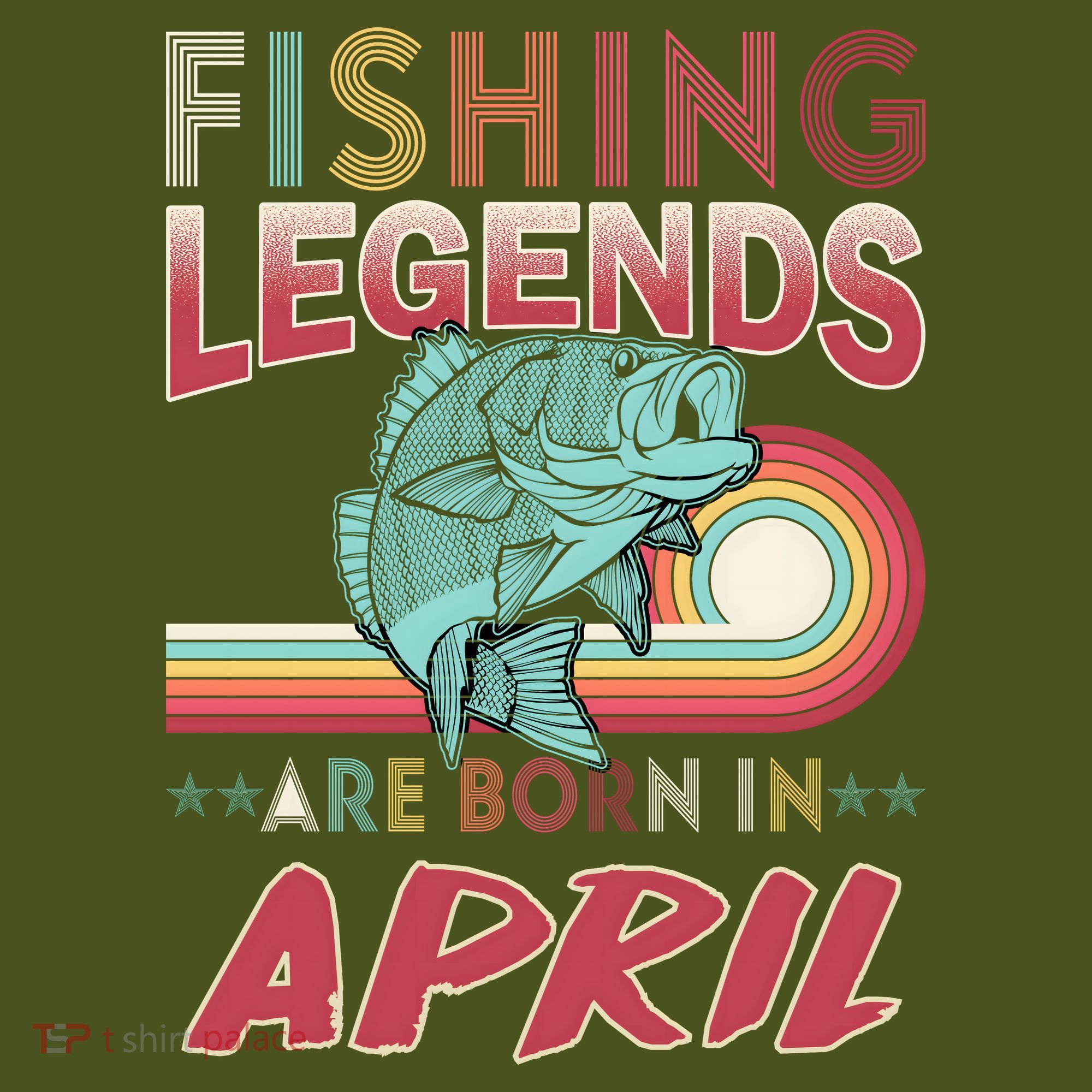 Fishing Legends Are Born In April Backpack