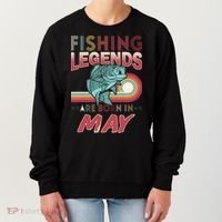 Fishing Legends Are Born In May Women's Sweatshirt thumb 0