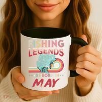 Fishing Legends Are Born In May Coffee Mug thumb 3