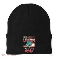 Fishing Legends Are Born In May Beanie thumb 0