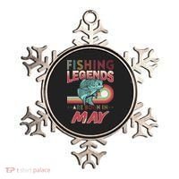 Fishing Legends Are Born In May Ornament thumb 0
