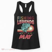 Fishing Legends Are Born In May Women's Tank Top thumb 0