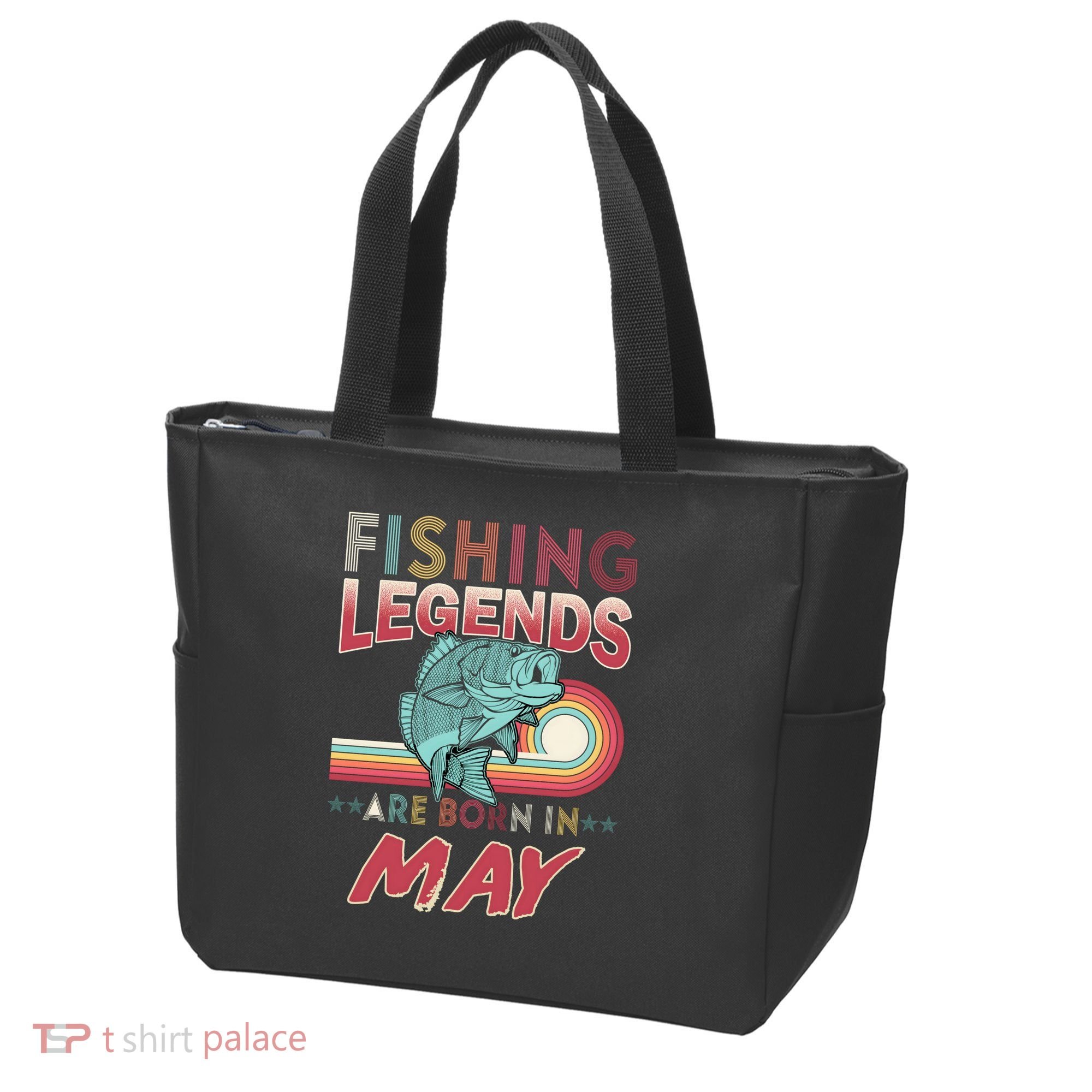 Fishing Legends Are Born In May Tote Bag