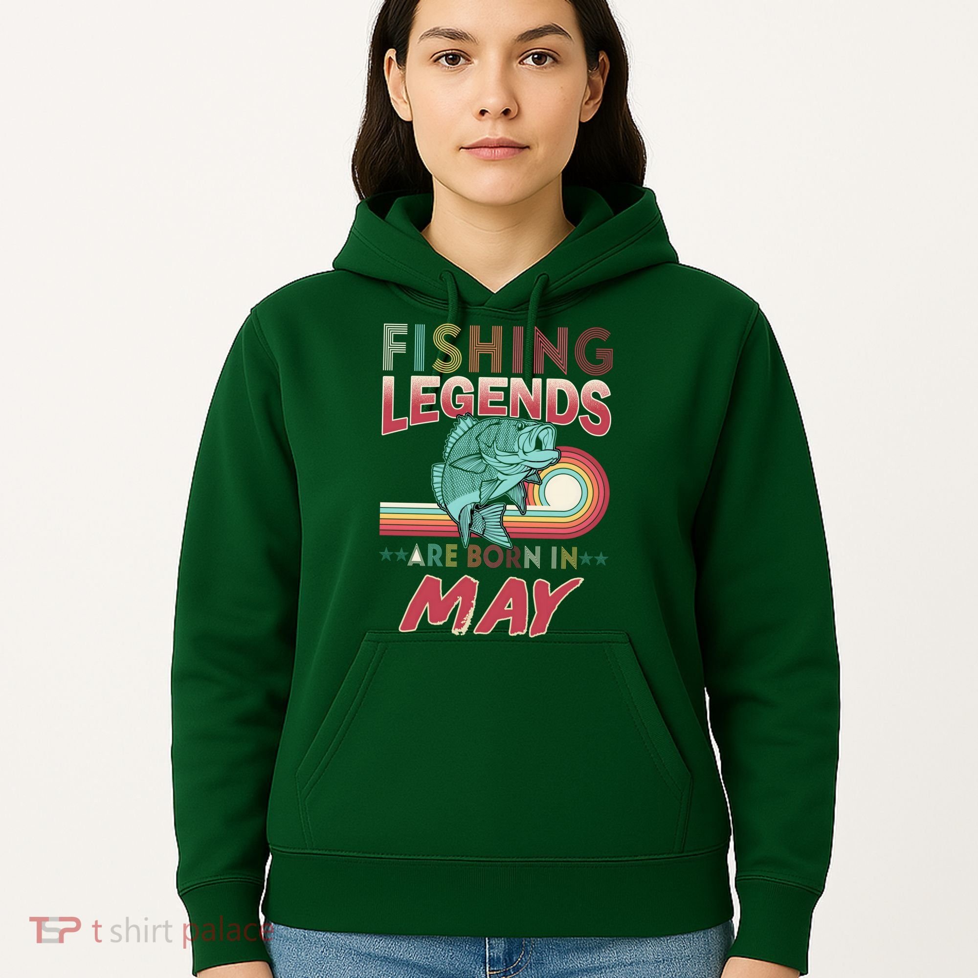 Fishing Legends Are Born In May Hoodie