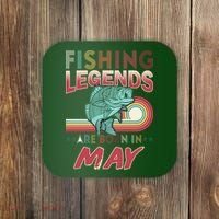 Fishing Legends Are Born In May Coaster thumb 0