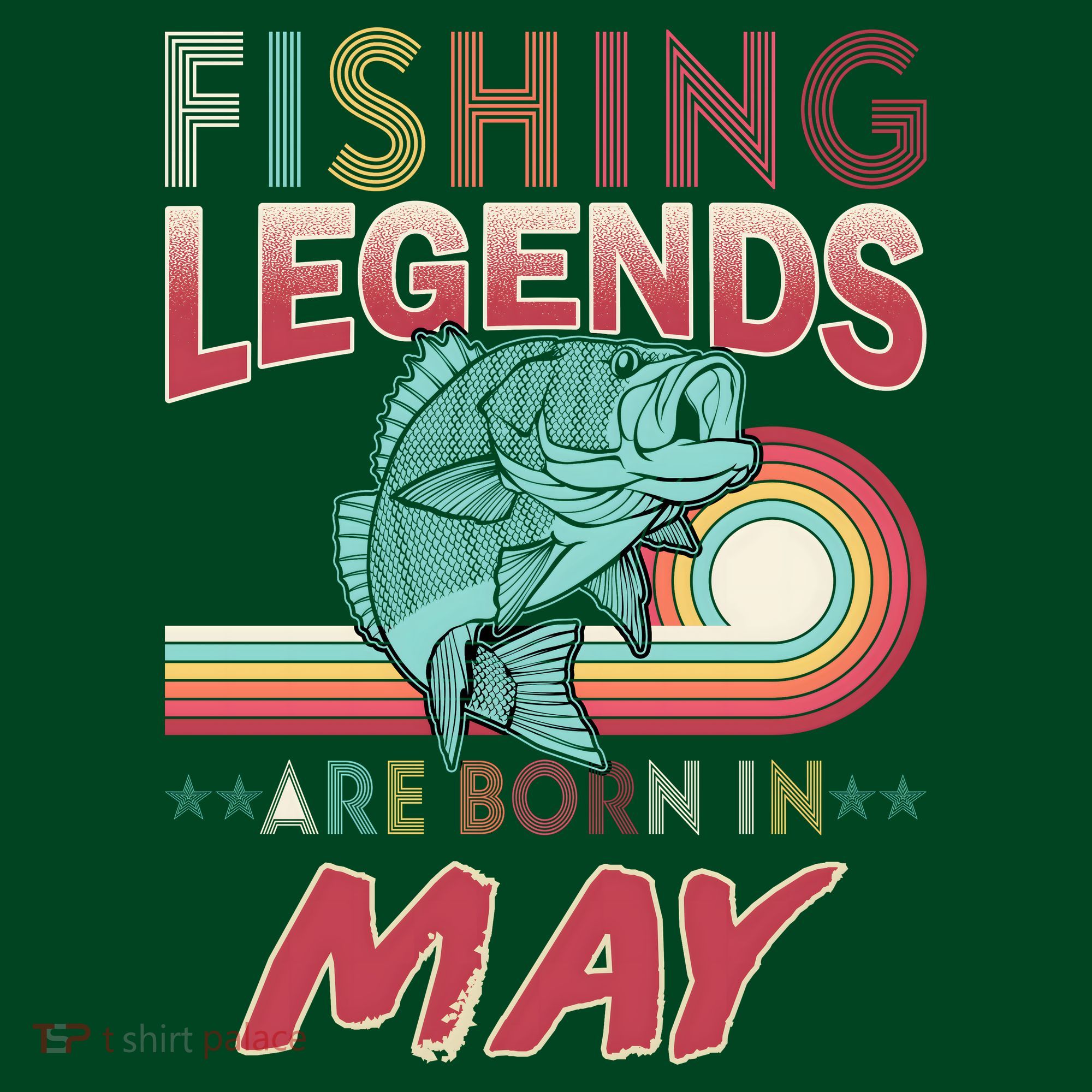 Fishing Legends Are Born In May Mousepad