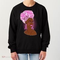 Fight Like A Queen Breast Cancer Awareness Women's Sweatshirt thumb 0