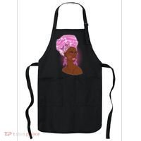 Fight Like A Queen Breast Cancer Awareness Apron thumb 0