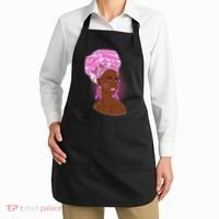 Fight Like A Queen Breast Cancer Awareness Apron thumb 2